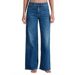 NEW ASKK NY paris pistachio denim in blue